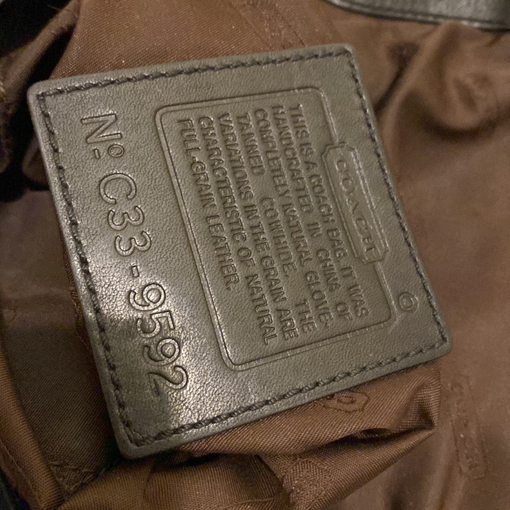 Coach vintage black bag. Nr C33-9592 - Picture 5 of 11